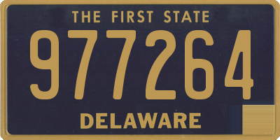 DE license plate 977264