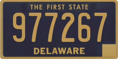 DE license plate 977267