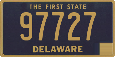 DE license plate 97727