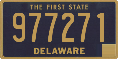 DE license plate 977271