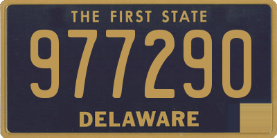 DE license plate 977290