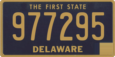 DE license plate 977295