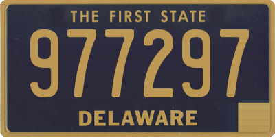 DE license plate 977297