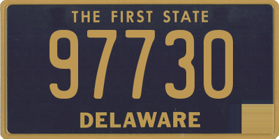 DE license plate 97730