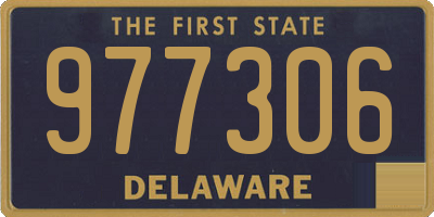 DE license plate 977306