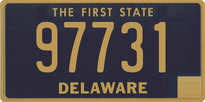 DE license plate 97731