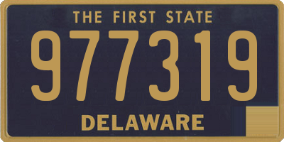 DE license plate 977319