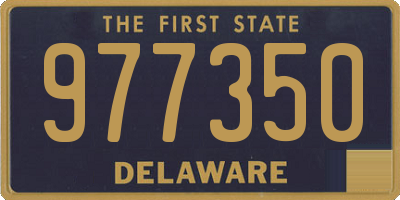 DE license plate 977350