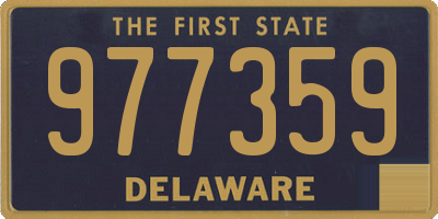 DE license plate 977359