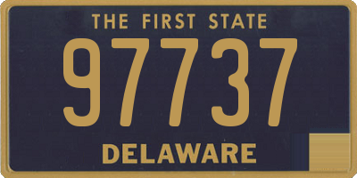 DE license plate 97737