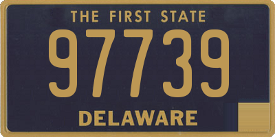 DE license plate 97739