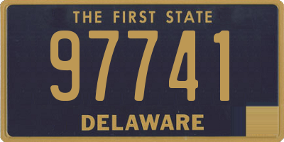 DE license plate 97741