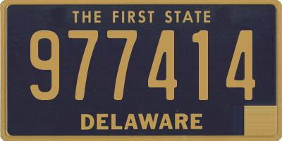 DE license plate 977414