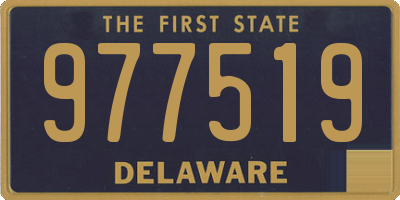 DE license plate 977519