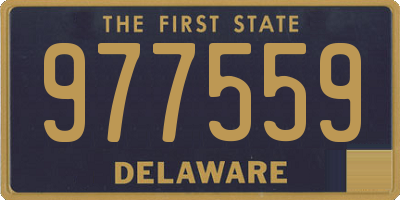 DE license plate 977559