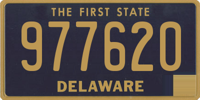 DE license plate 977620