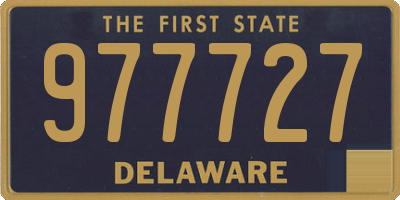 DE license plate 977727