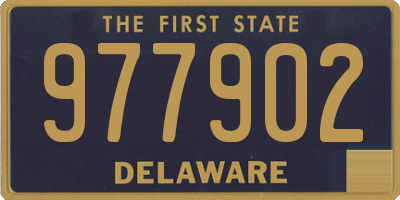 DE license plate 977902