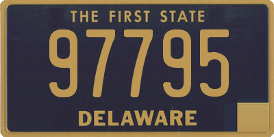 DE license plate 97795