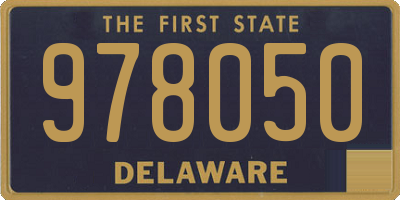 DE license plate 978050