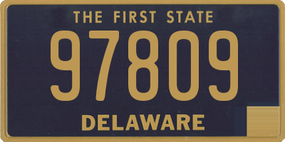 DE license plate 97809