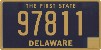 DE license plate 97811