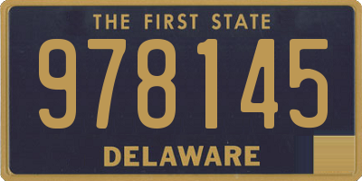DE license plate 978145