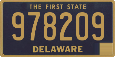 DE license plate 978209