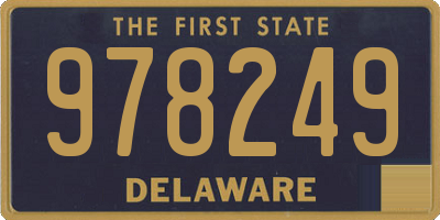 DE license plate 978249