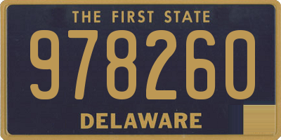 DE license plate 978260