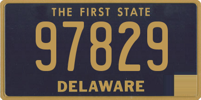 DE license plate 97829