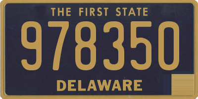DE license plate 978350
