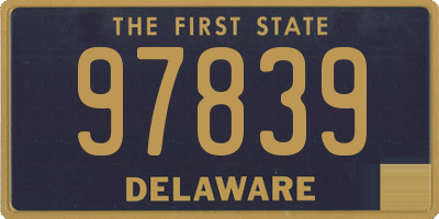 DE license plate 97839