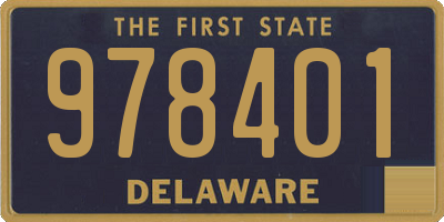 DE license plate 978401