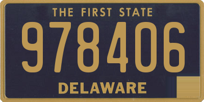 DE license plate 978406