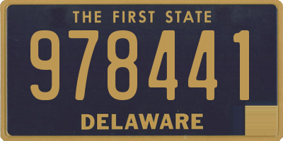 DE license plate 978441