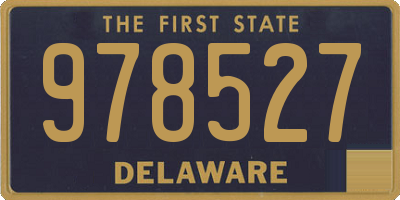 DE license plate 978527