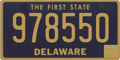 DE license plate 978550