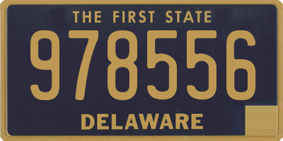 DE license plate 978556