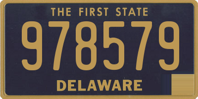 DE license plate 978579