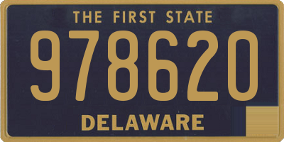 DE license plate 978620