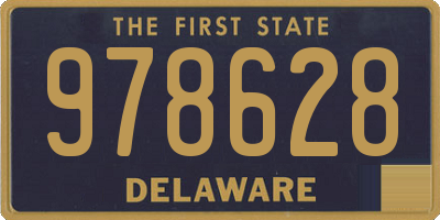 DE license plate 978628