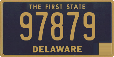 DE license plate 97879