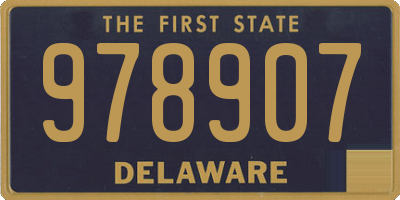 DE license plate 978907