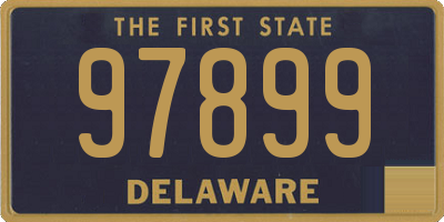 DE license plate 97899