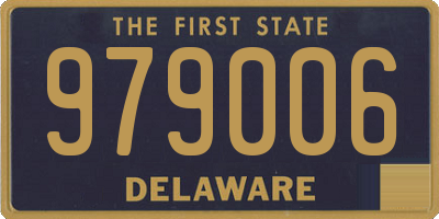 DE license plate 979006