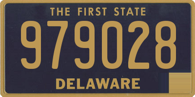 DE license plate 979028