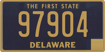 DE license plate 97904