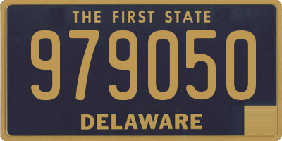 DE license plate 979050