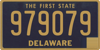 DE license plate 979079